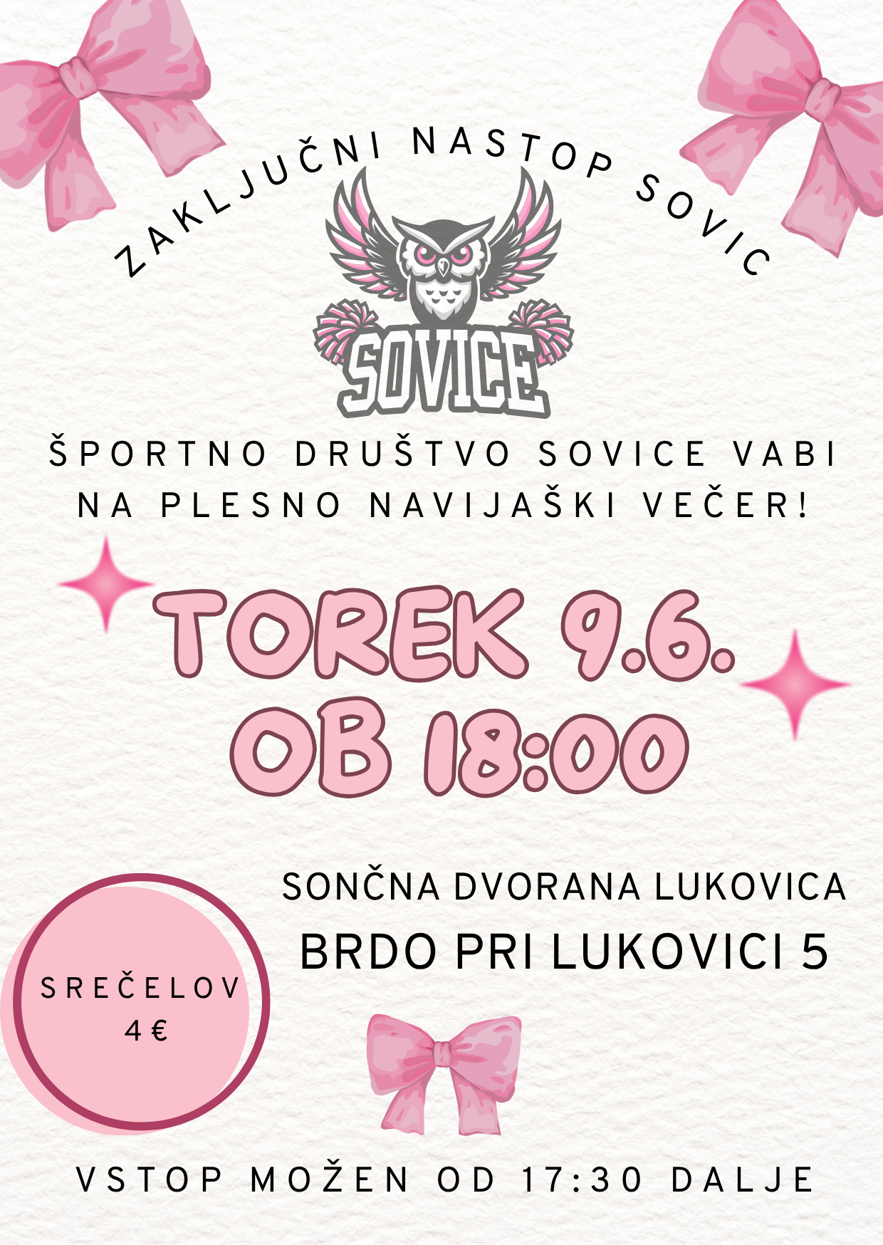 ZAKLJUČNI NASTOP VSEH SOVIC 2026